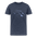 Männer Premium T-Shirt "Untersberg" 2 Seiten Druck in Blau meliert - Blau meliert