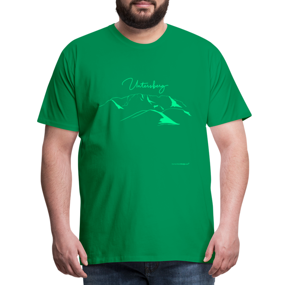 Männer Premium T-Shirt in Kellygrün Untersberg in Neongrün - Kelly Green