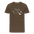 Männer Premium T-Shirt in verschiedenen Farben Untersberg 4 Seiten Druck in Weiss - Edelbraun