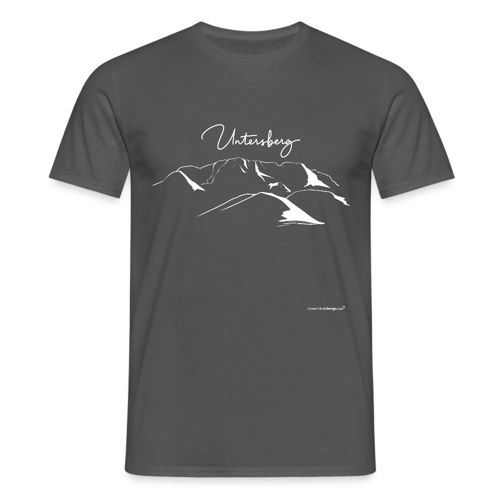 Untersberg Männer Premium T-Shirt vers. Farben 2xDruck Weiss - Anthrazit