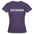 Untersberg Frauen T-Shirt vers. Farben 2xDruck weiß - Dunkellila