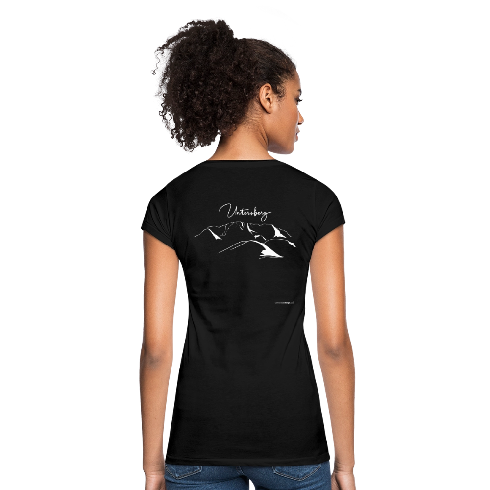 Frauen Vintage Untersberg T-Shirt - Schwarz