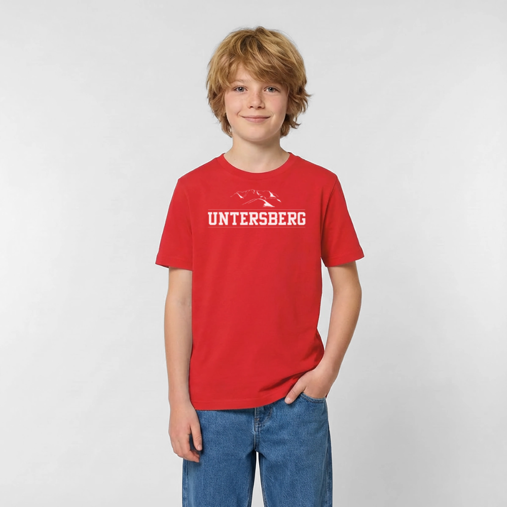 Kinder Untersberg T-Shirt von Russell - Rot