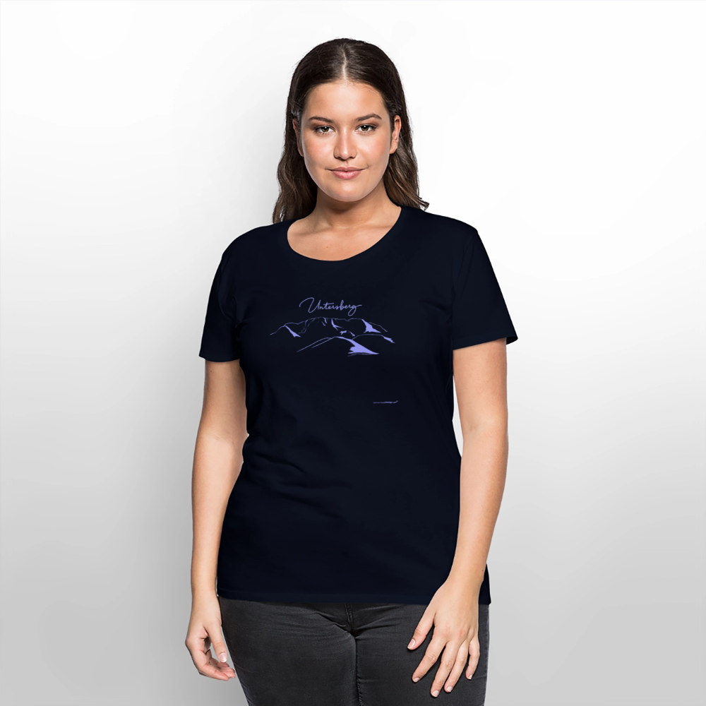 Untersberg Frauen Premium T-Shirt vers. Farben hellblau - Navy