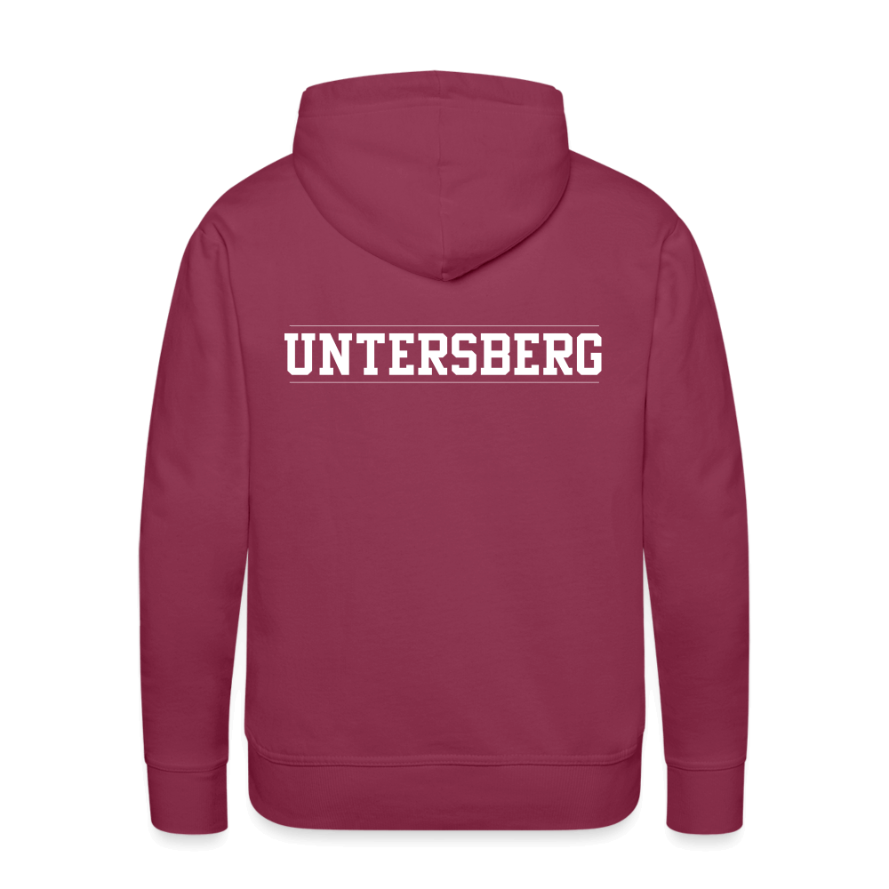 Männer Premium Hoodie - Bordeaux