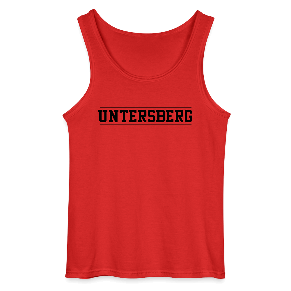 Untersberg Männer Tank Top vers. Farben 2xDruck schwarz - Rot