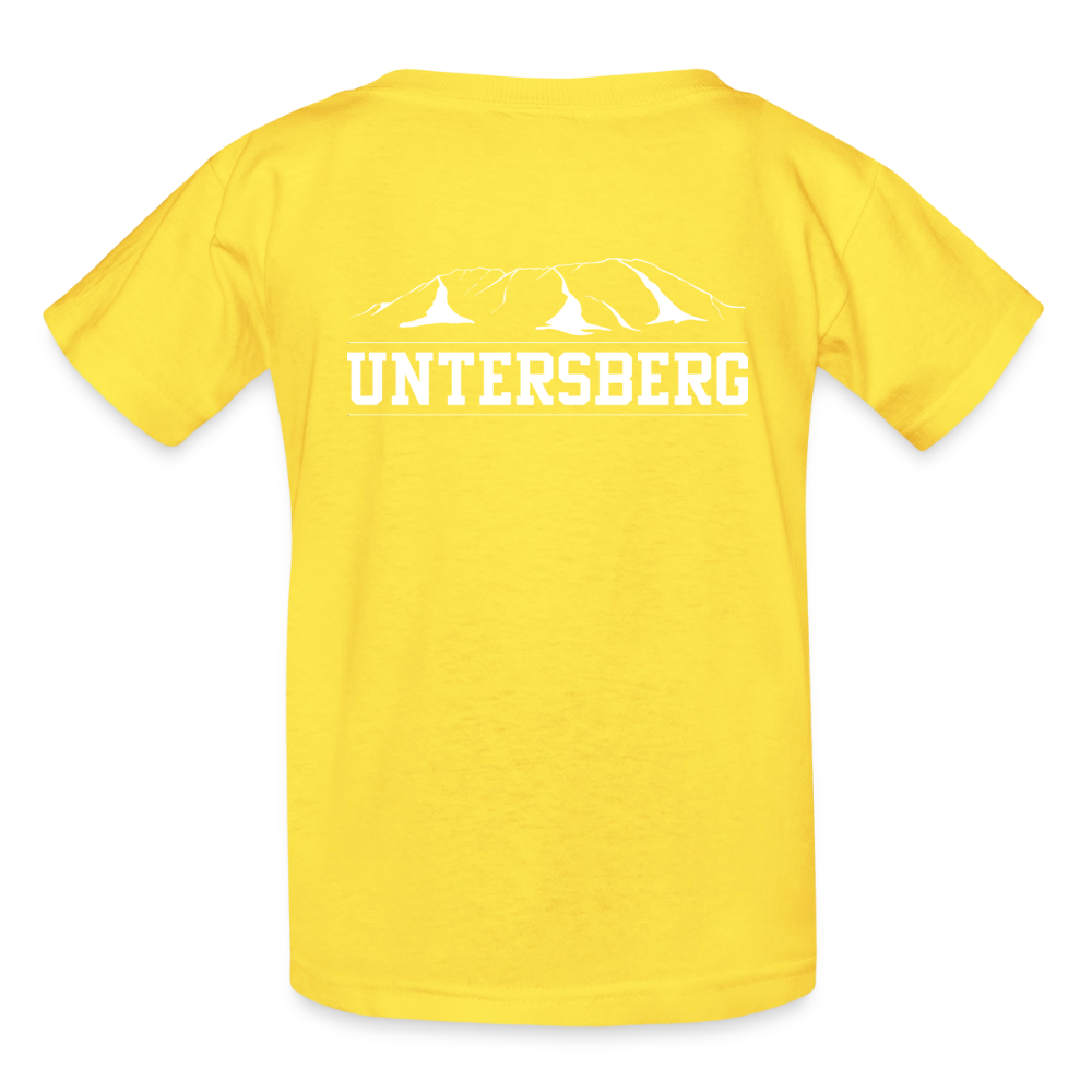 Kinder Untersberg T-Shirt von Russell - Gelb