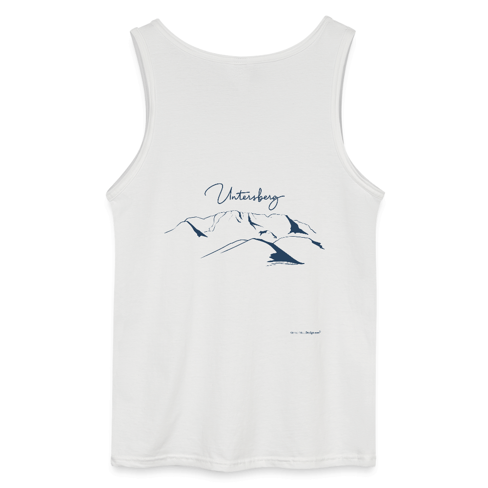 Untersberg Männer Tank Top vers. Farben 2xDruck schwarz - Weiß