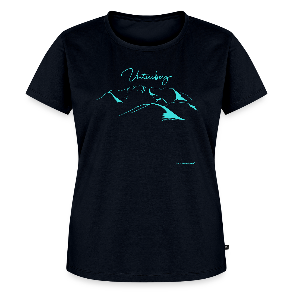 Untersberg Frauen Premium T-Shirt vers. Farben Türkis - Navy