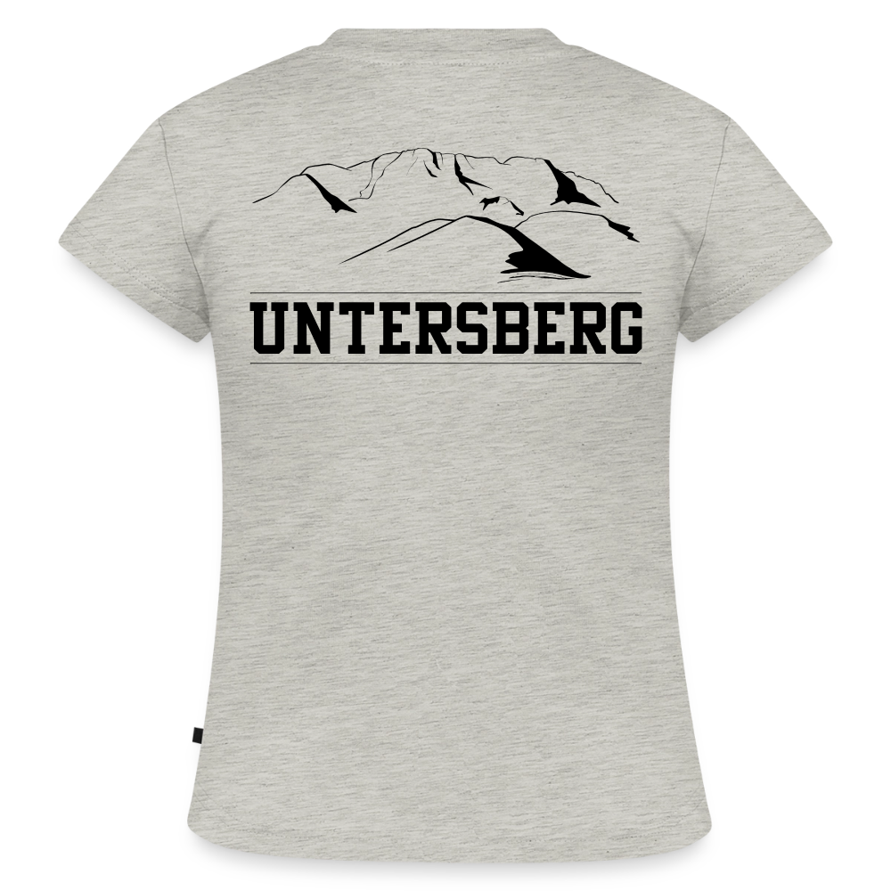 SLIM FIT Frauen Organic T-Shirt Stretch - Grau meliert