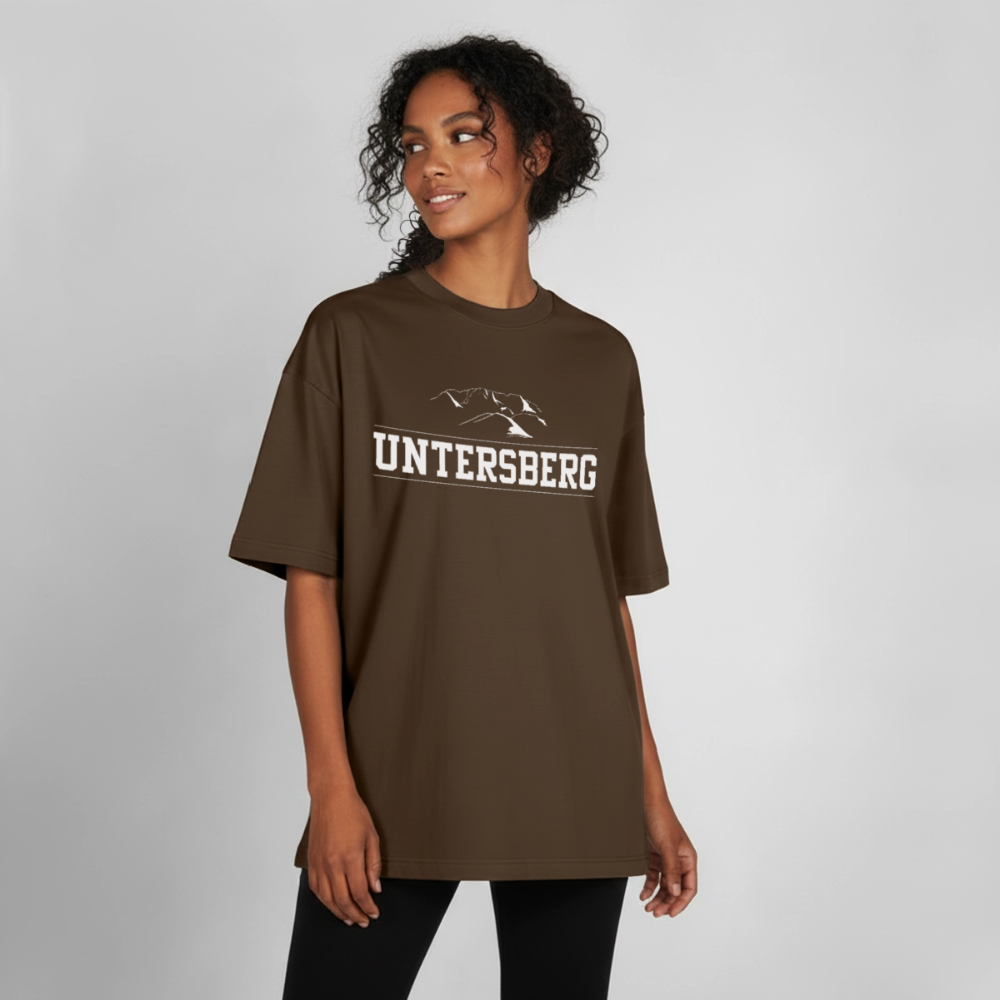 Heavyweight Unisex Boxy T-Shirt von stanley/stella - Dunkelbraun