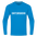 Untersberg Männer JAKO Langarmshirt vers. Farben 1xDruck weiß - Saphirblau