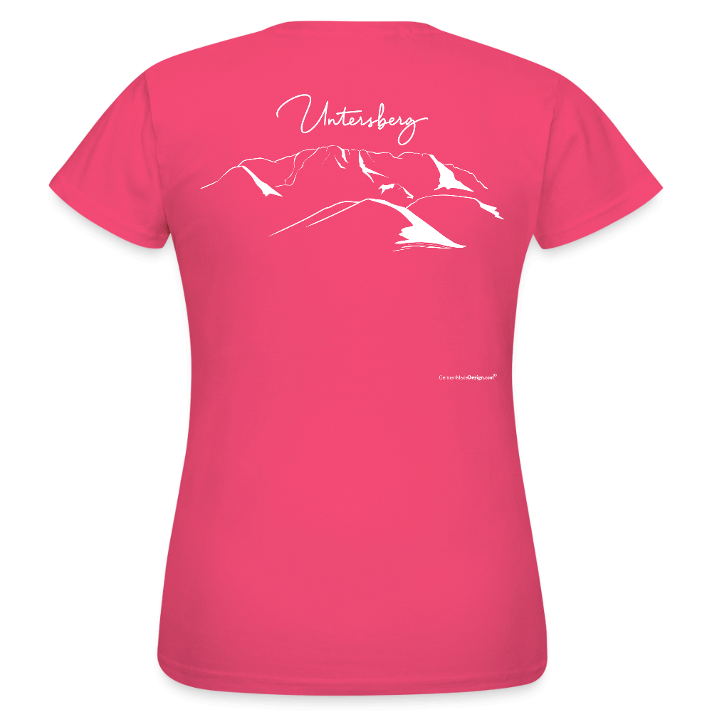 Untersberg Frauen T-Shirt vers. Farben 2xDruck weiß - Azalea