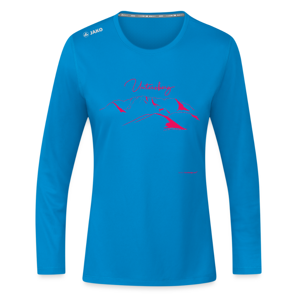 JAKO Frauen Longsleeve Run 2.0 - Saphirblau