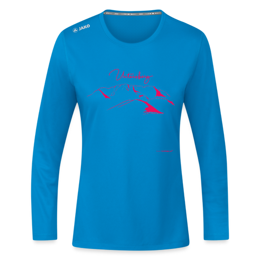 JAKO Frauen Longsleeve Run 2.0 - Saphirblau