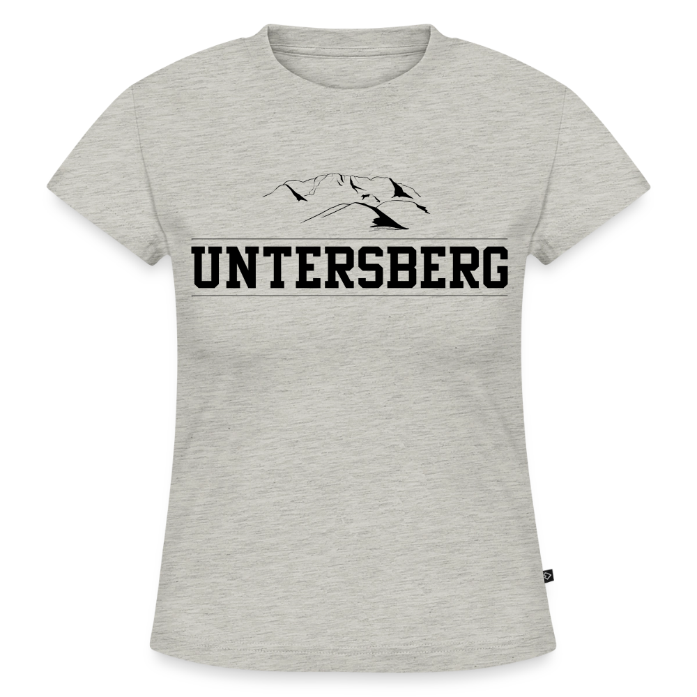 SLIM FIT Frauen Organic T-Shirt Stretch - Grau meliert