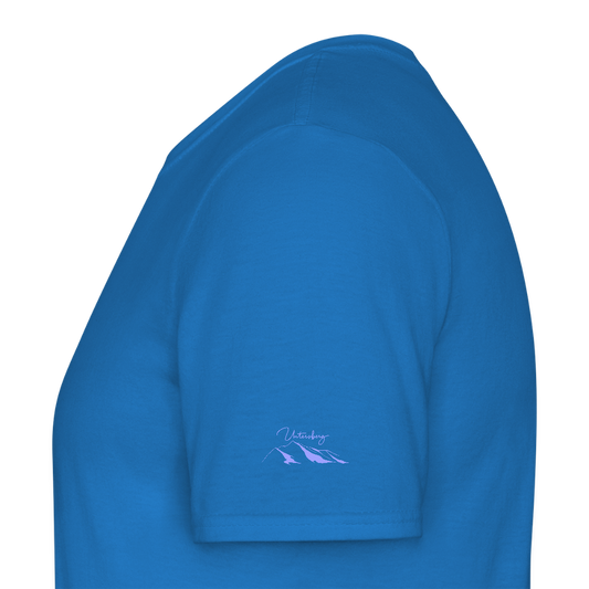 Untersberg Männer Premium T-Shirt Royalblau 4xDruck Hellblau - Royalblau