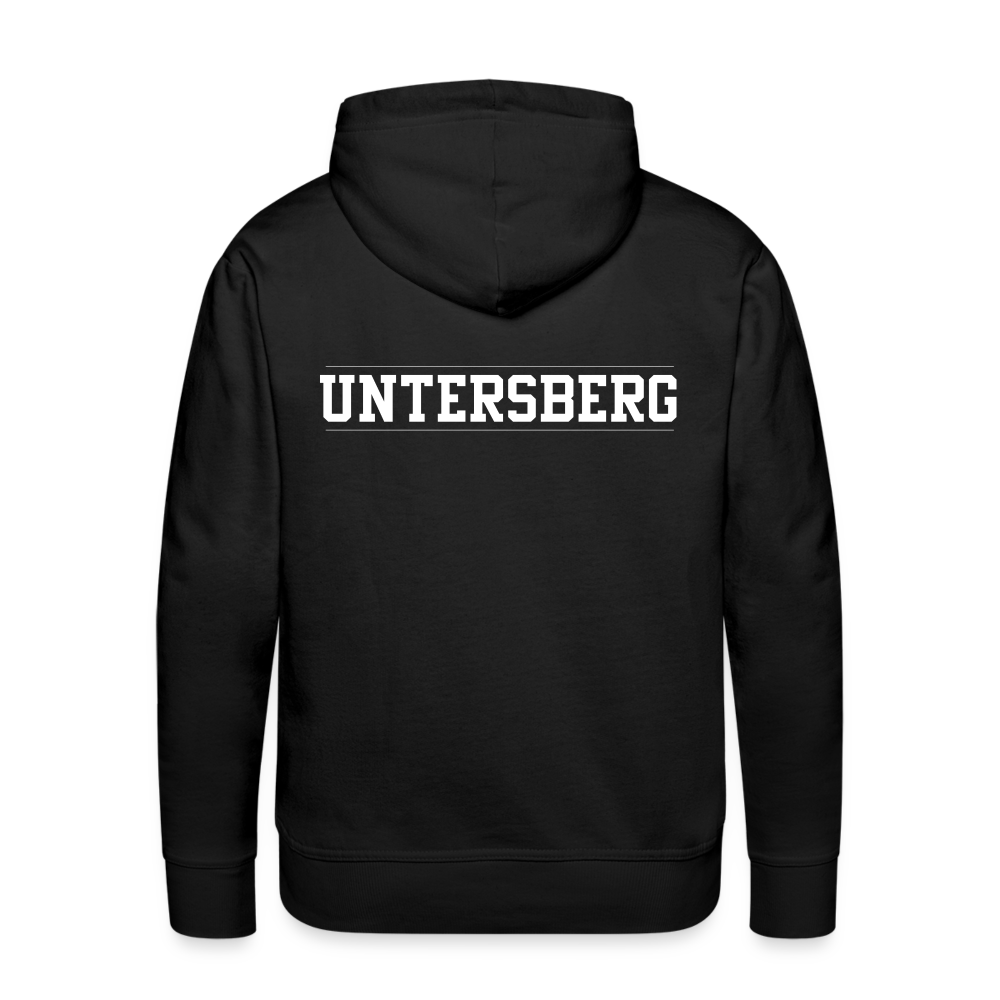 Männer Premium Hoodie - Schwarz