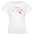 Untersberg Frauen Premium T-Shirt weiss 4xDruck pink - Weiß
