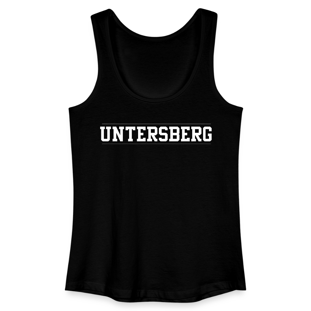 Untersberg Frauen Bio Tank Top vers. Farben 2xDruck weiss - Schwarz