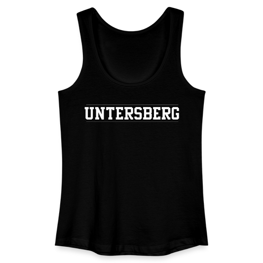 Untersberg Frauen Bio Tank Top vers. Farben 2xDruck weiss - Schwarz
