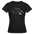 Untersberg Frauen Premium T-Shirt Antrazith 4xDruck Rosa - Schwarz