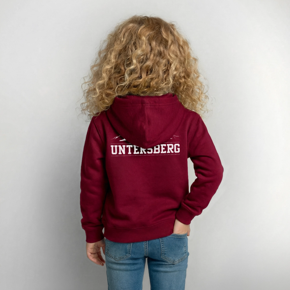 Kinder Untersberg Hoodie - Bordeaux
