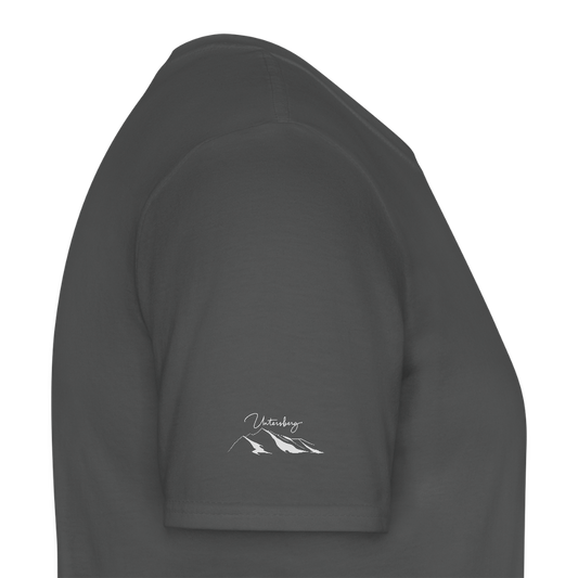 Untersberg Männer Premium T-Shirt Antrazith 4xDruck Hellgrau - Anthrazit