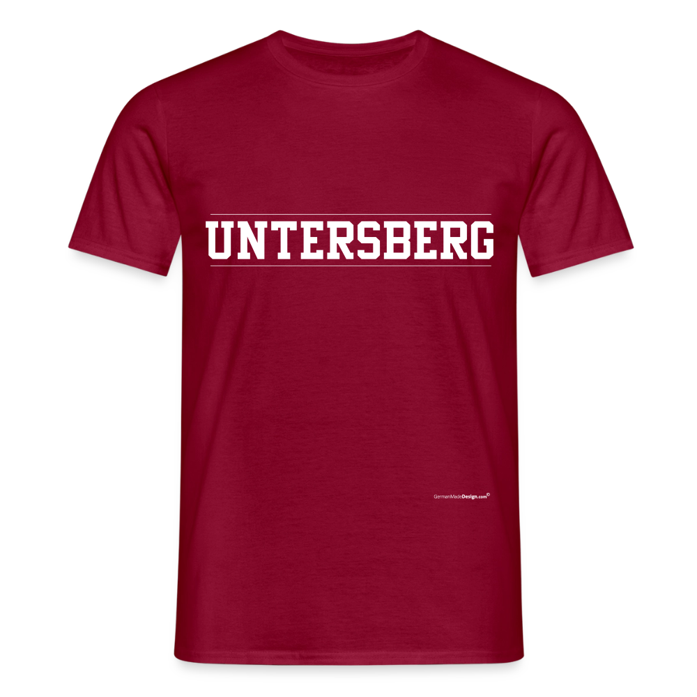 Männer Untersberg T-Shirt - Ziegelrot