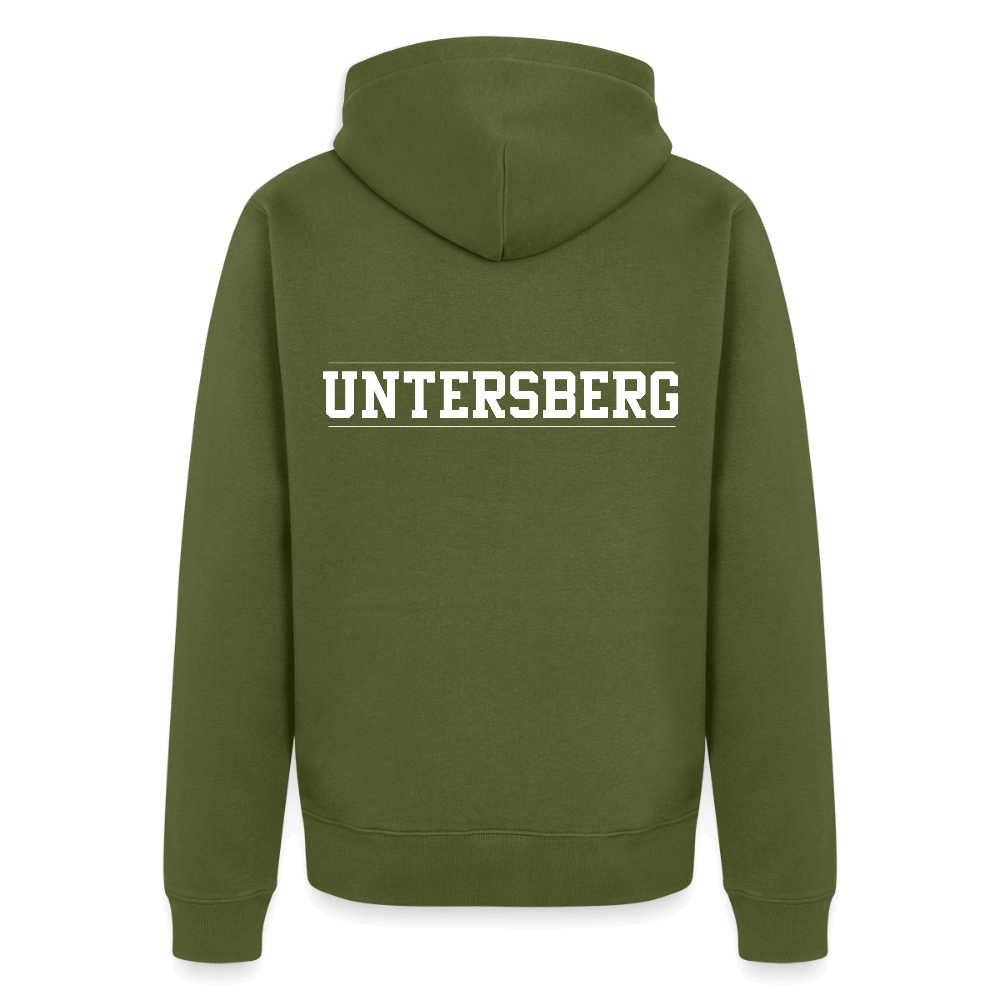 Untersberg Männer Premium Kapuzenjacke - Khaki