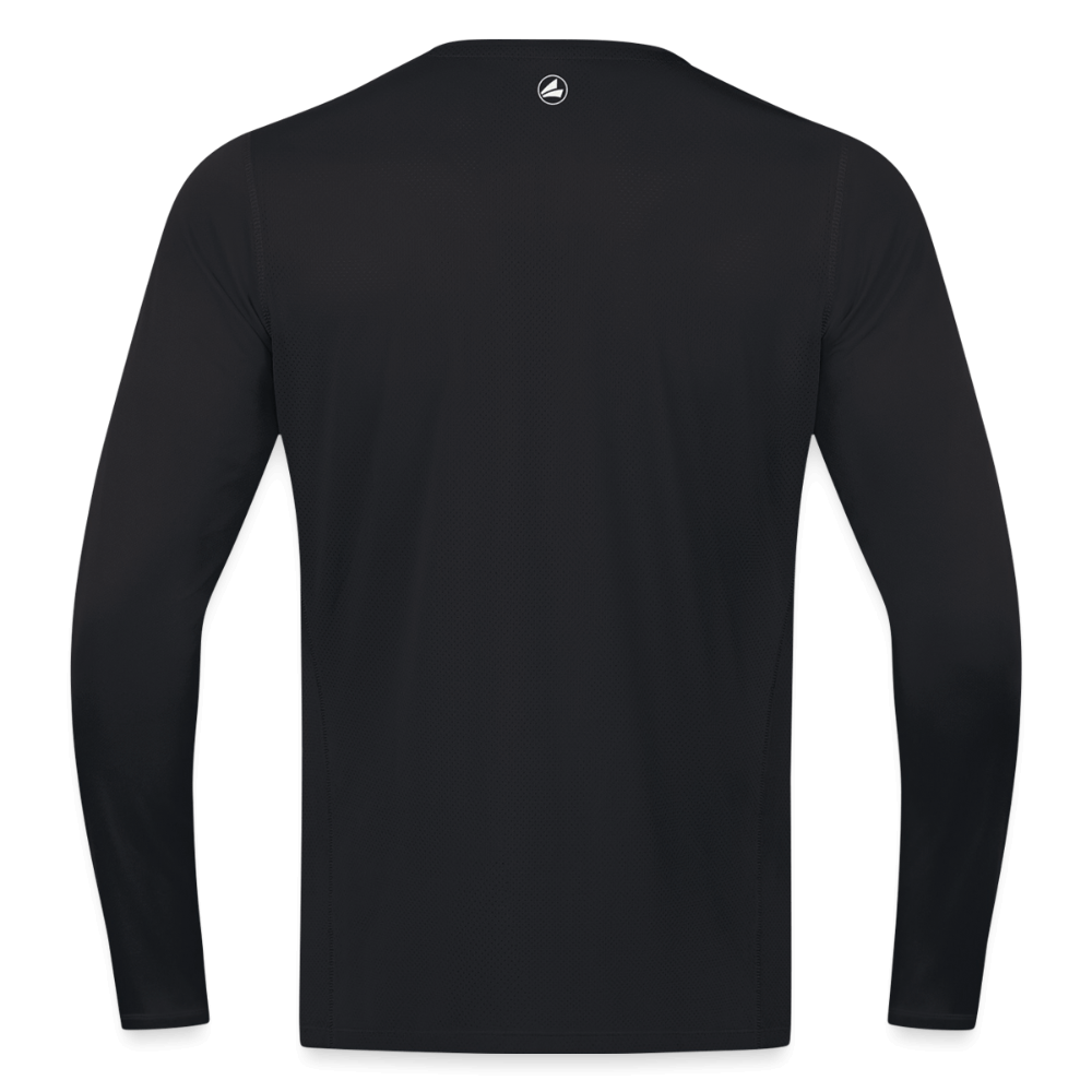 Untersberg Männer JAKO Langarmshirt vers. Farben 1xDruck weiß - Schwarz