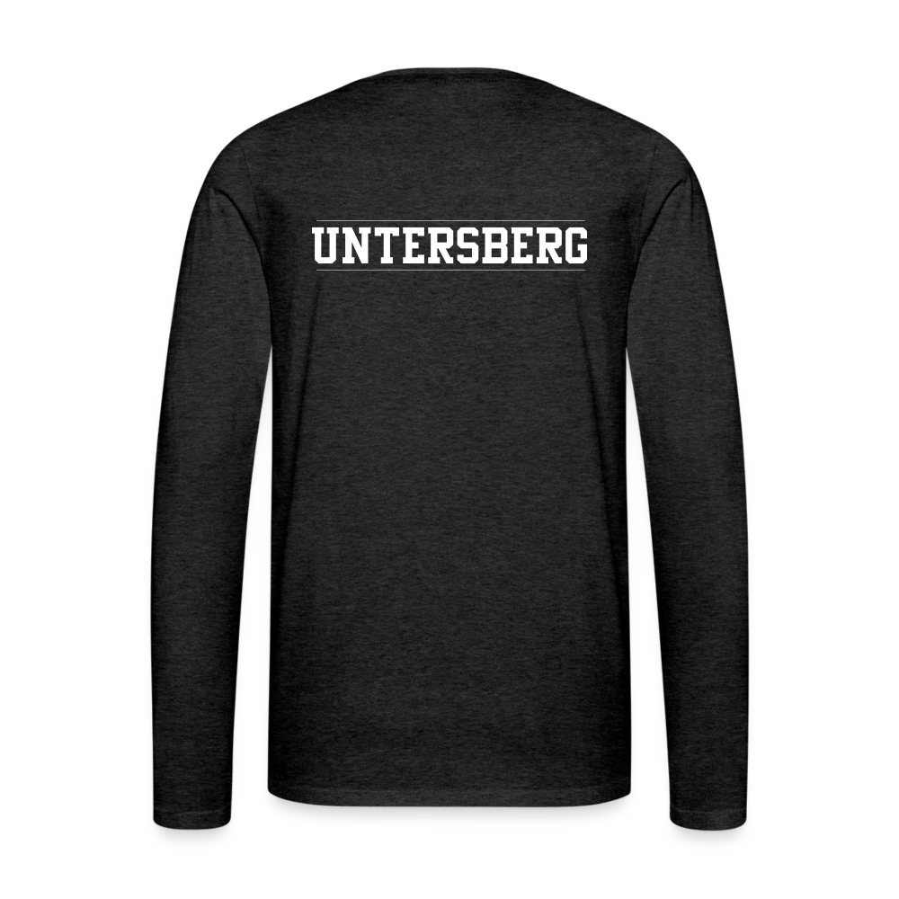 Männer Premium Langarmshirt - Anthrazit