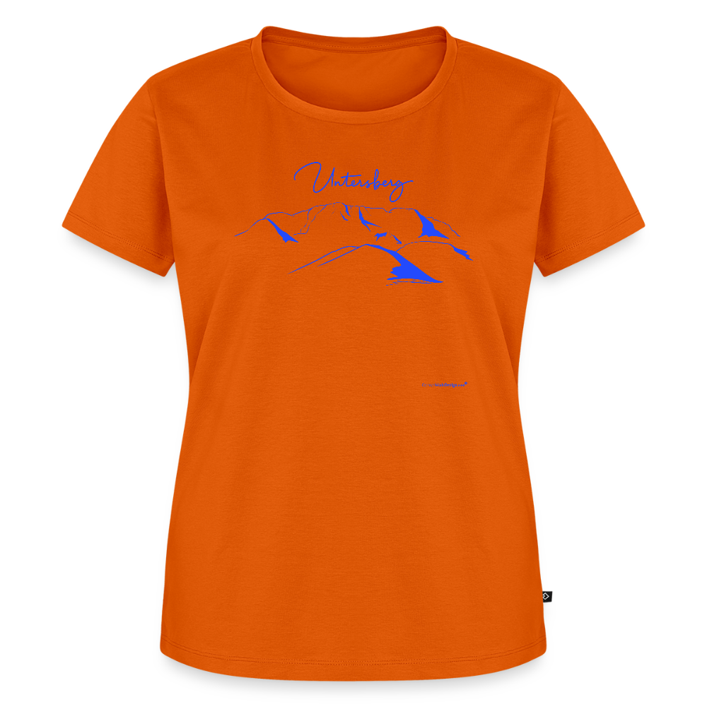 Untersberg Frauen Premium T-Shirt vers. Farben Azurblau - Orange 