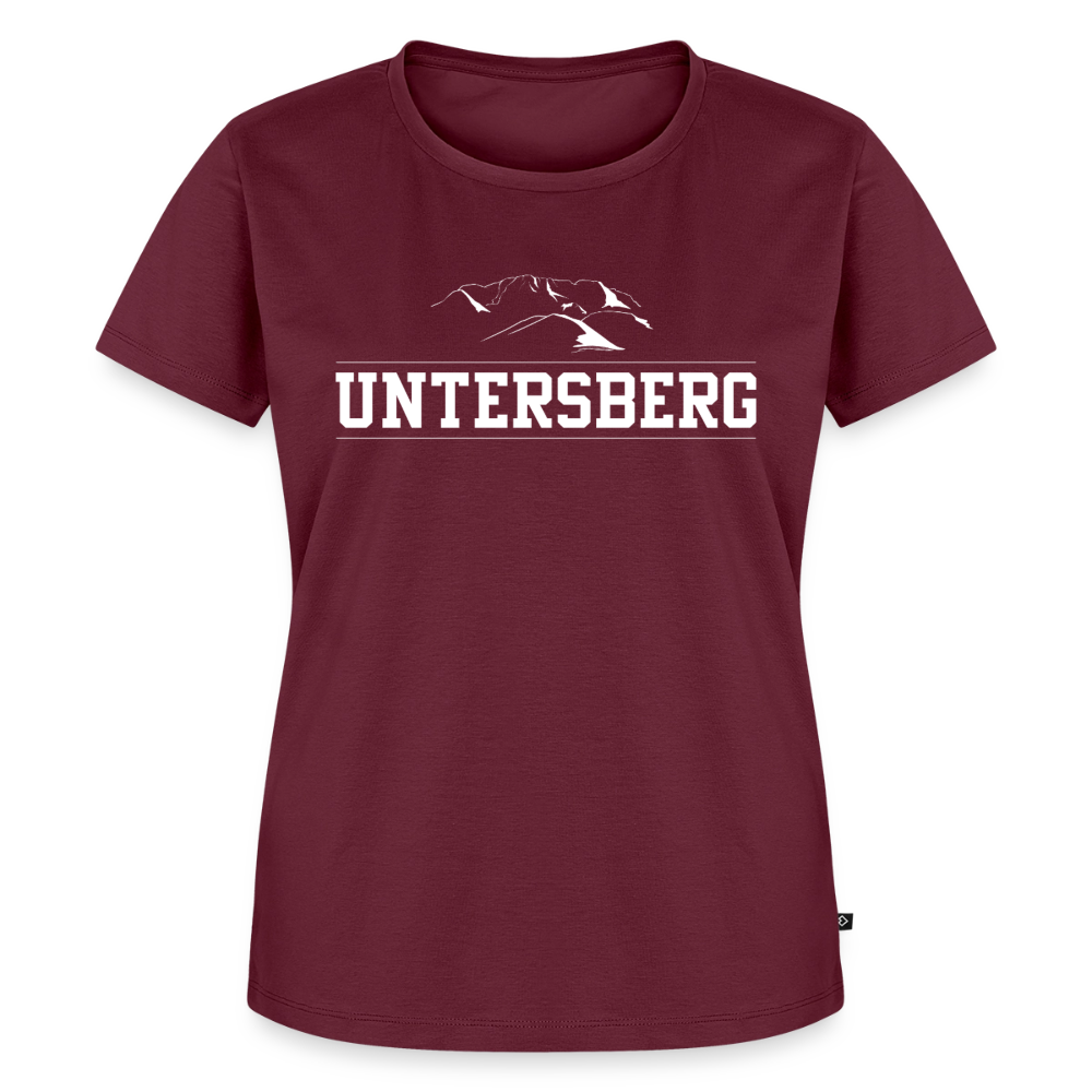 Frauen Premium T-Shirt - Burgunderrot