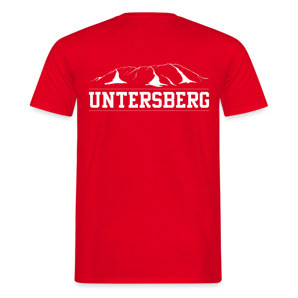 Männer Untersberg T-Shirt - Rot