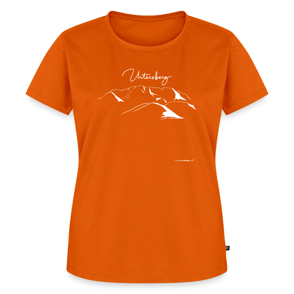 Untersberg T-Shirts Frauen vers. Farben 1xDruck weiss - Orange 