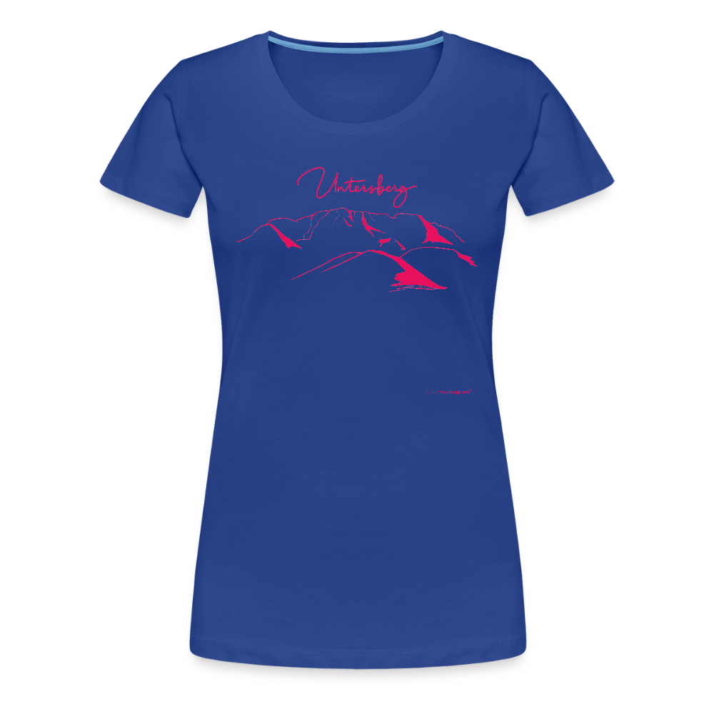 Untersberg Frauen Premium T-Shirt vers. Farben Pink - Königsblau