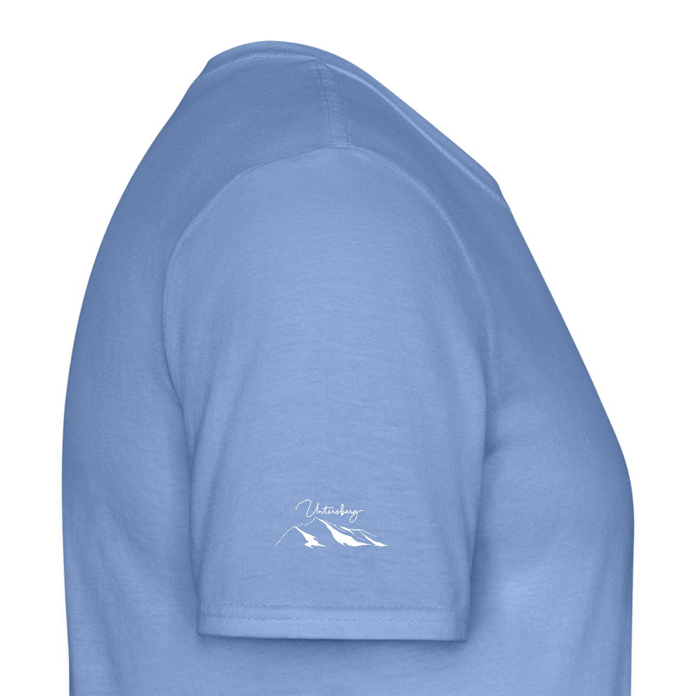 Untersberg Männer Premium T-Shirt vers. Farben 4xDruck Weiss - carolina blue