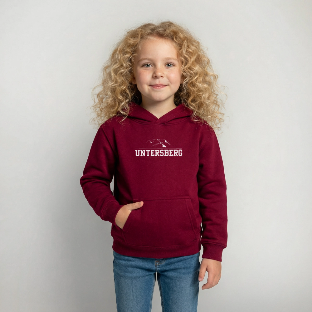 Kinder Untersberg Hoodie - Bordeaux
