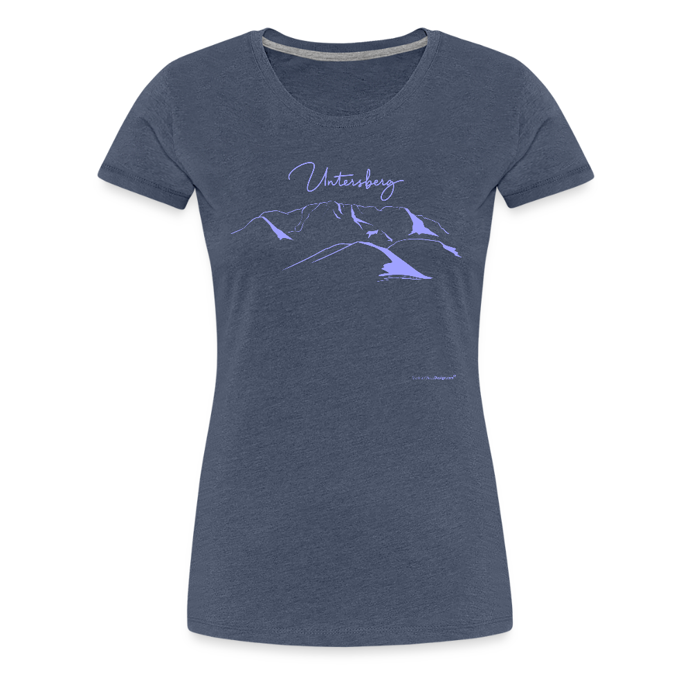 Untersberg Frauen Premium T-Shirt vers. Farben hellblau - Blau meliert