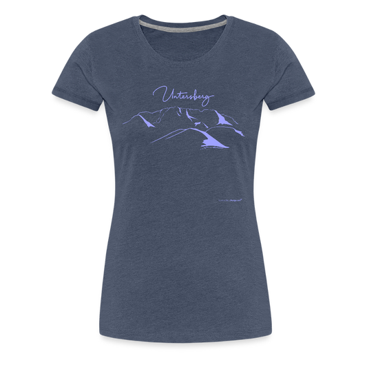 Untersberg Frauen Premium T-Shirt vers. Farben hellblau - Blau meliert