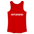 Untersberg Frauen Bio Tank Top vers. Farben 2xDruck weiss - Rot