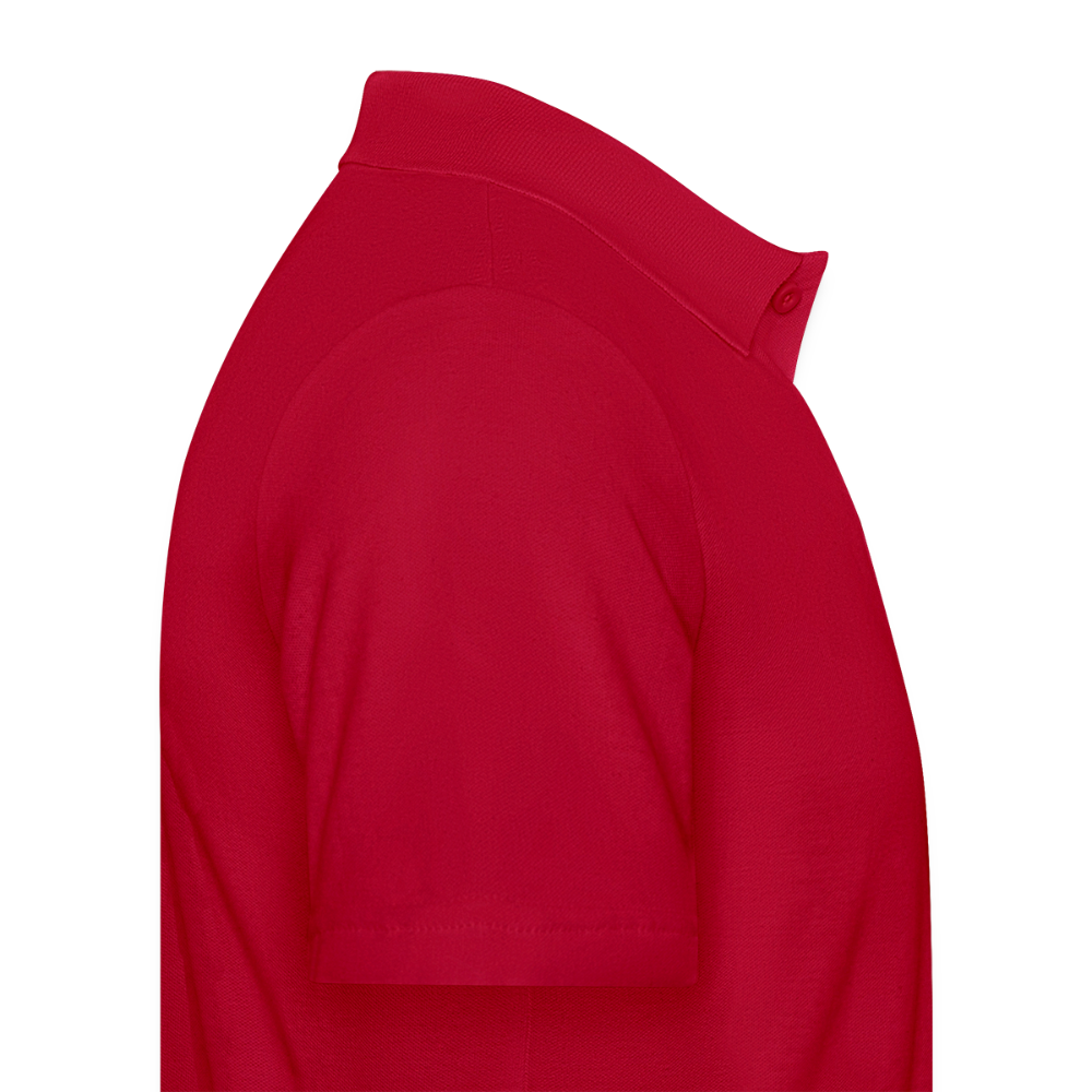 Männer Poloshirt Untersberg in Navyblau - cherry red