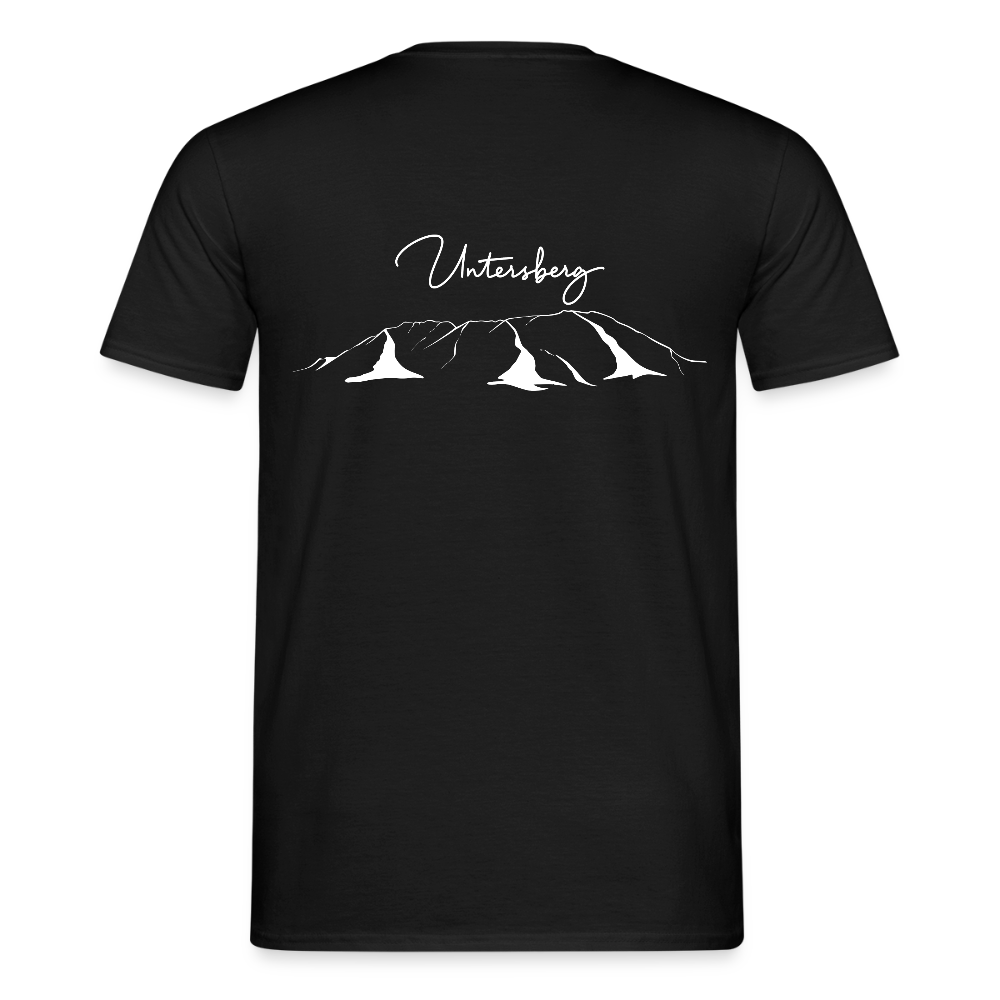 Untersberg Männer Premium T-Shirt vers. Farben 2xDruck Weiss - Schwarz