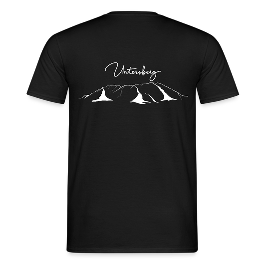 Untersberg Männer Premium T-Shirt vers. Farben 2xDruck Weiss - Schwarz