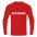 Untersberg Männer JAKO Langarmshirt vers. Farben 1xDruck weiß - Rot