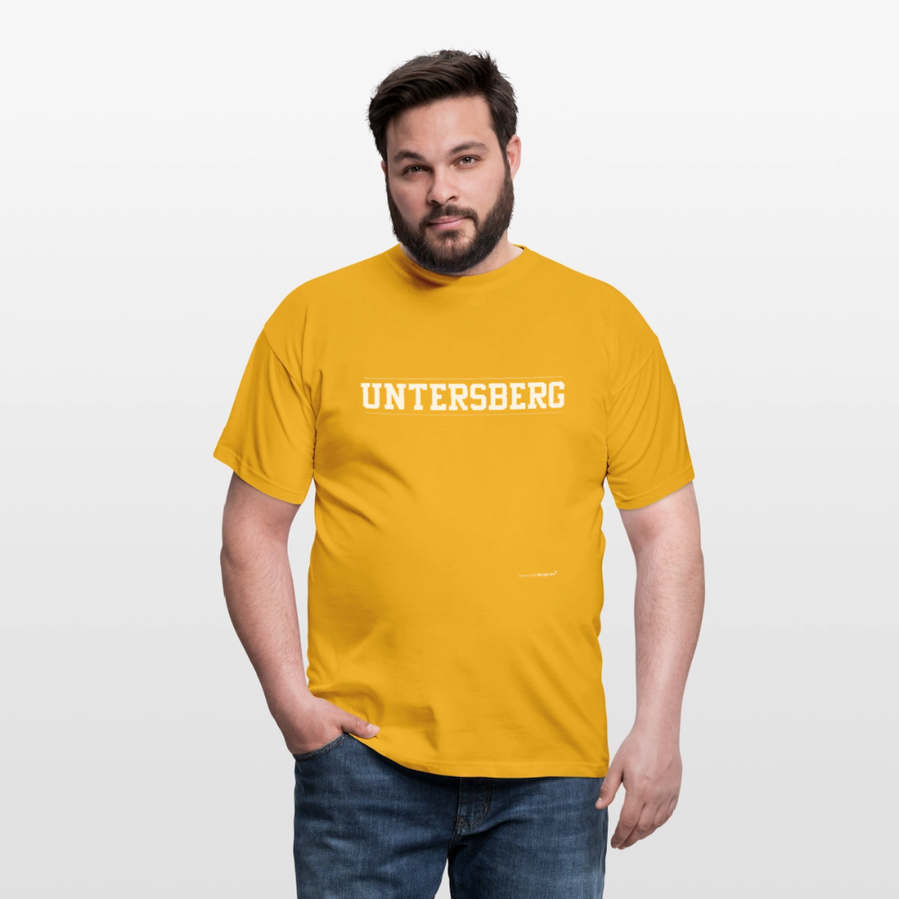 Männer Untersberg T-Shirt - Gelb