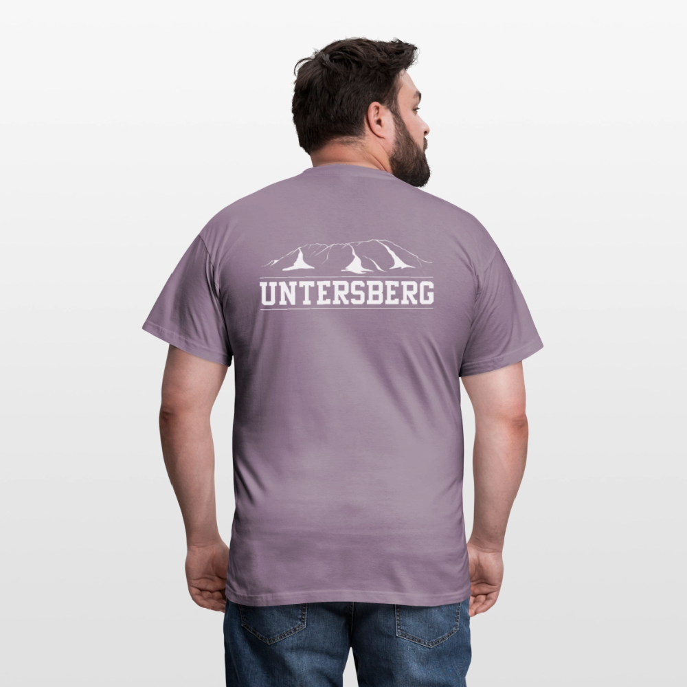 Männer Untersberg T-Shirt - Lilagrau 