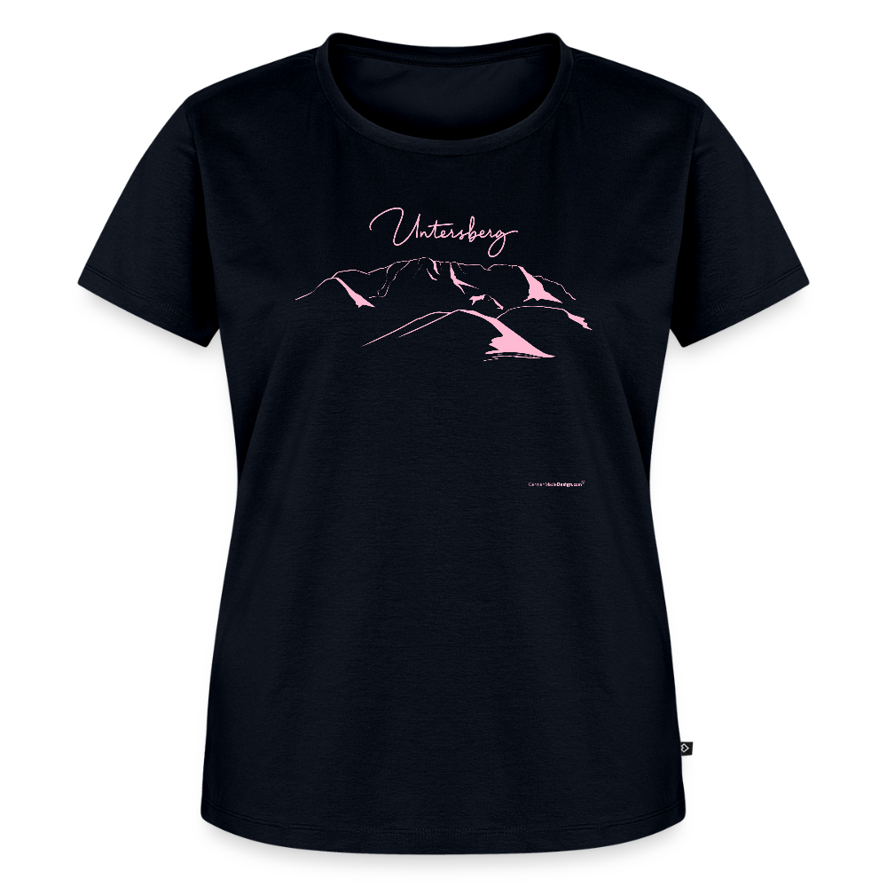 Untersberg Frauen Premium T-Shirt vers. Farben 1xDruck Rosa - Navy