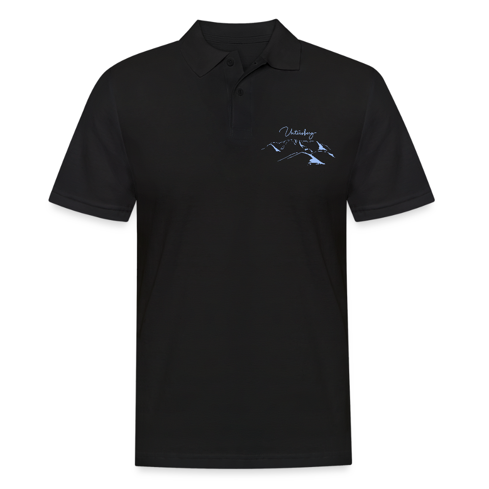Männer Poloshirt Untersberg in Navyblau - Schwarz